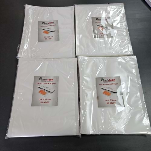 TIRTIKLI VAKUM POŞETİ 50 Lİ 20X25CM