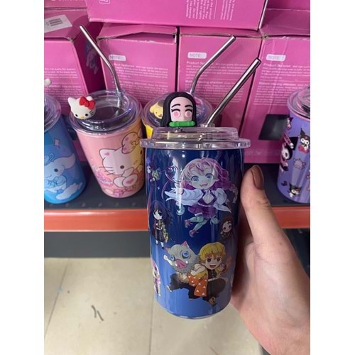 ÇELİK PİPETLİ DESENLİ BARDAK