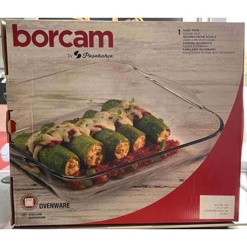 PAŞABAHÇE KARE TEPSİ 282X317