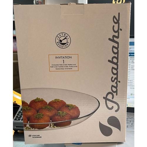 PAŞABAHÇE OVAL TABAK 250X190