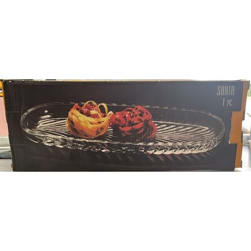 SANTA CAM KAYIK TABAK 33CM