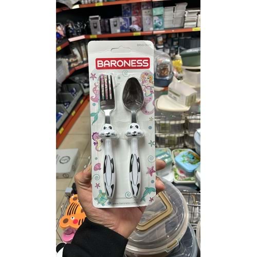BARONES FİGÜRLÜ KAŞIK ÇATAL SETİ