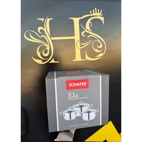 SCHAFER 3LÜ ÇELİK TENCERE SETİ