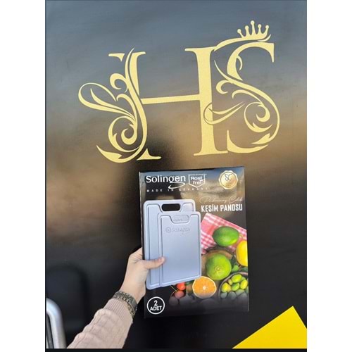 SOLİNGEN 2Lİ ÇELİK KESİM LEVHASI