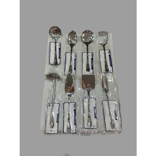 İVORY PASLANMAZ ÇELİK LÜKS 8 Lİ KAŞIK SETİ