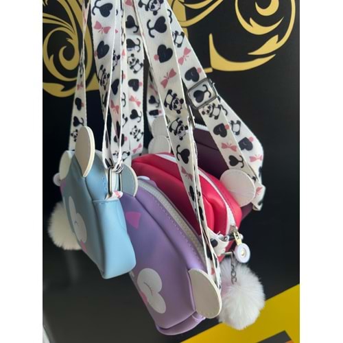 KEDİCİKLİ ÇOCUK KOL ÇANTASI