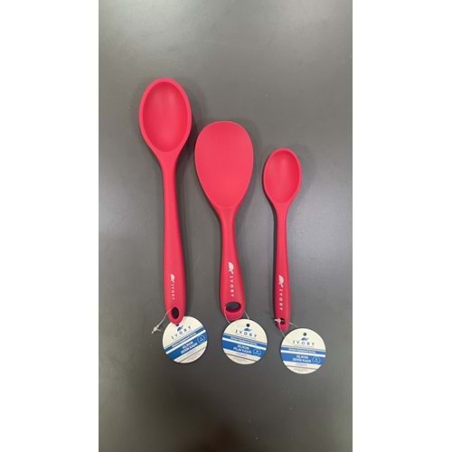 İVORY 3 LÜ KAŞIK SETİ FUŞYA (IVO-SL211)