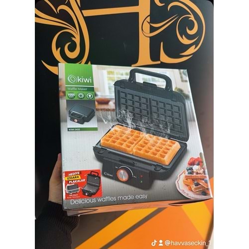 KİWİ WAFFLE&TOST TAVA