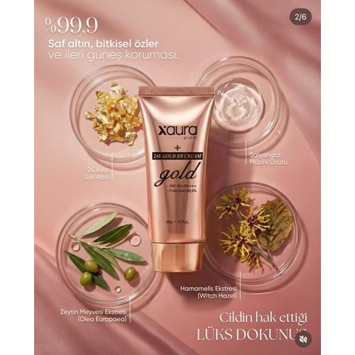 XAURA 24 K GOLD BB CREAM