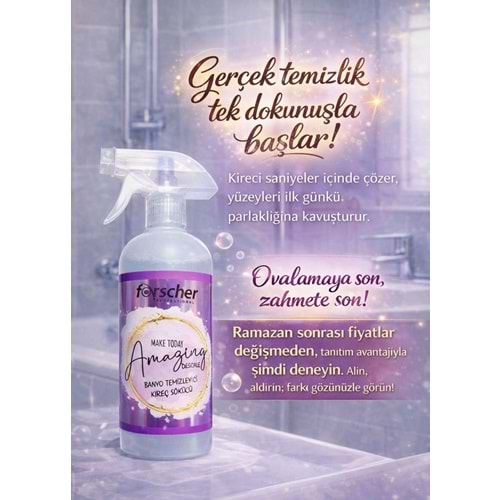 FORSCHER MOR GÜÇ KİREÇ SÖKÜCÜ (24 ADET)