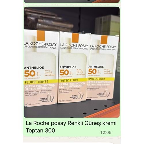 LA ROCHE POSAY RENKLİ GÜNEŞ KREMİ
