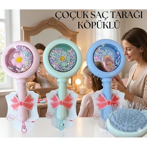 KÖPÜKLÜ ÇOCUK SAÇ TARAĞI