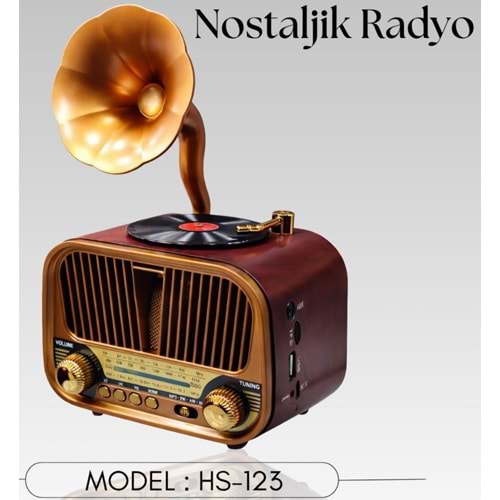 NOSTALJİK RADYO HS-123