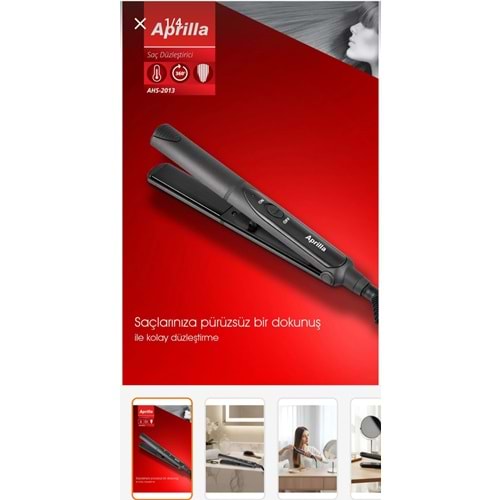 APRİLLA SAÇ DÜZLEŞTİRİCİ