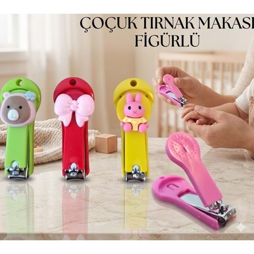 FİGÜRLÜ ÇOCUK TIRNAK MAKASI (120 ADET)